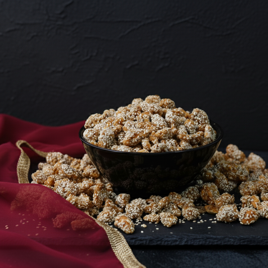 Sweet Sesame Coated Caramel Peanuts